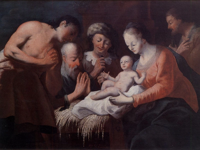1702-Johannes Zick - Adorazione dei pastori, c1746
